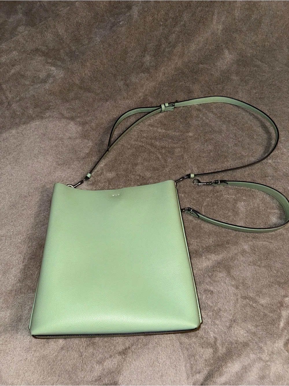 Mollie Bucket 22 bag from Coach Two-Tone Leather Tote - Pink & green